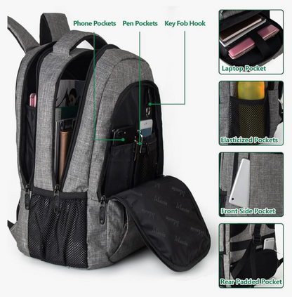 Travel/School Backpack with Level IIIA Bulletproof Insert (11" x 14")