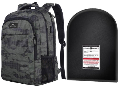 Travel/School Backpack with Level IIIA Bulletproof Insert (11" x 14")