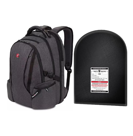 SwissGear 3760 ScanSmart Backpack with Level IIIA Bulletproof Insert (12