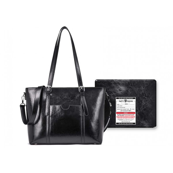 2022 New PU Leather Laptop Bag 13.3 14 15.6 Inch Simple Handbags